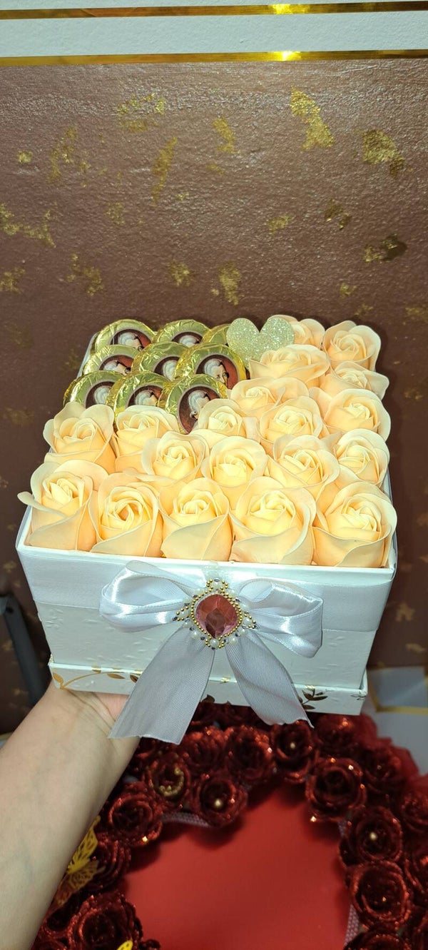 Seifenroßen Box mit Mozartschokolade
