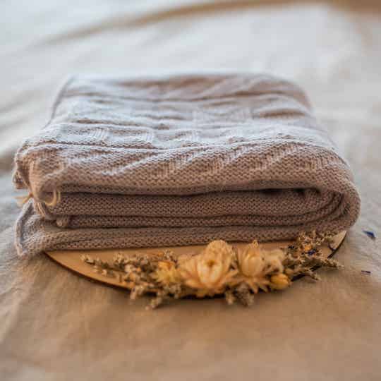 Schal aus Angorawolle