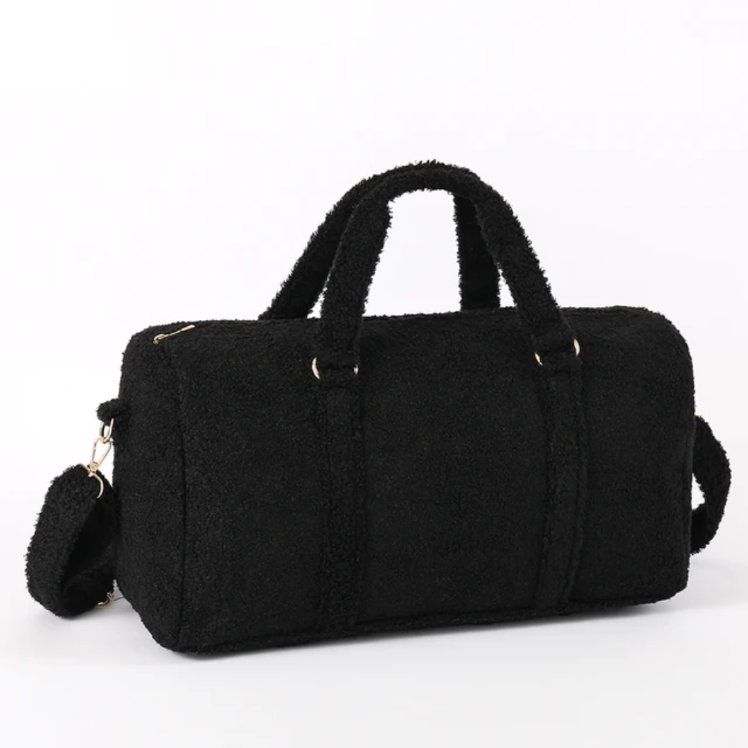 Teddy weekendtas zwart