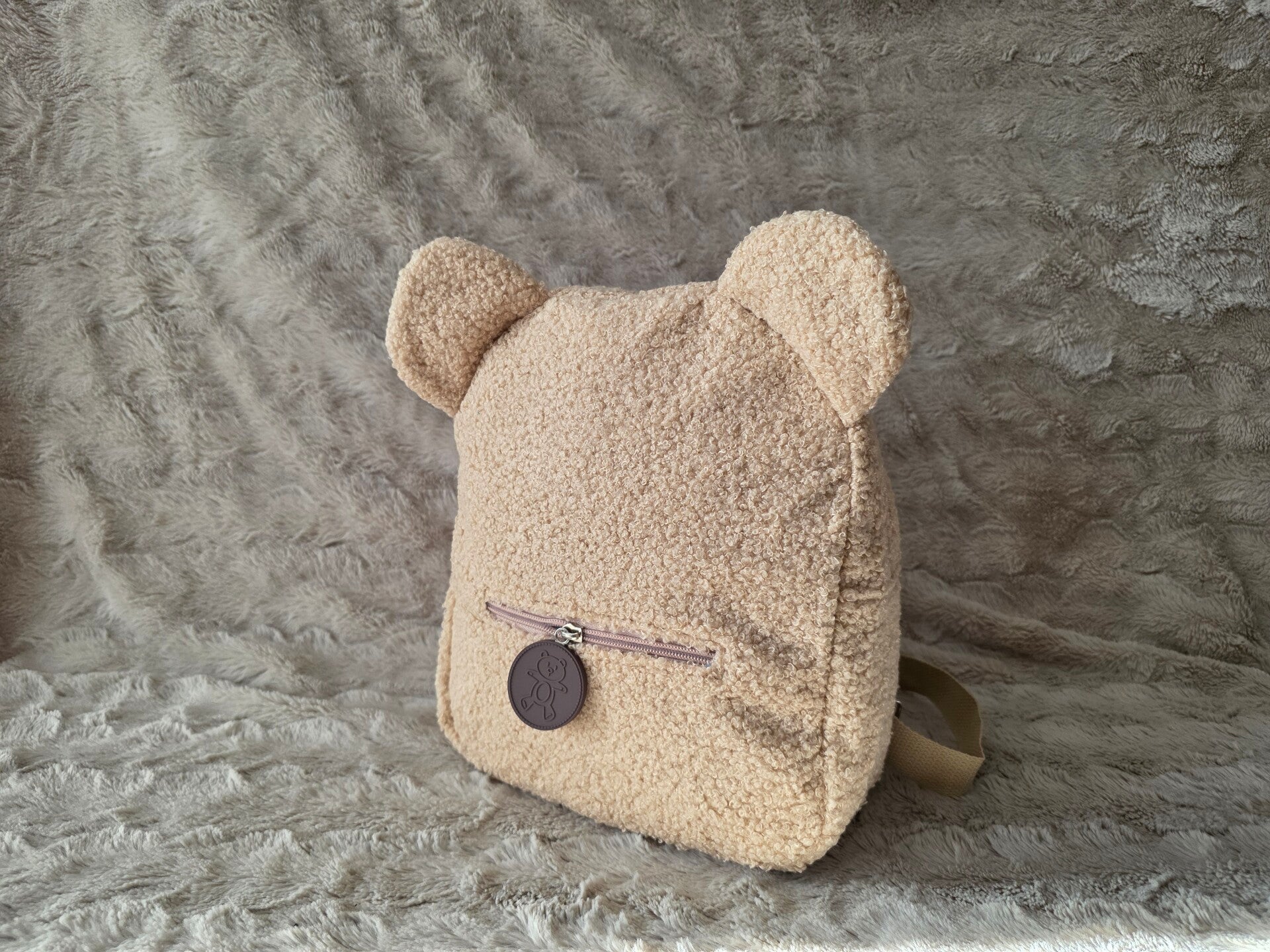 Rugtas teddy beige