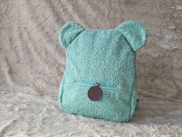 Rugtas teddy groen