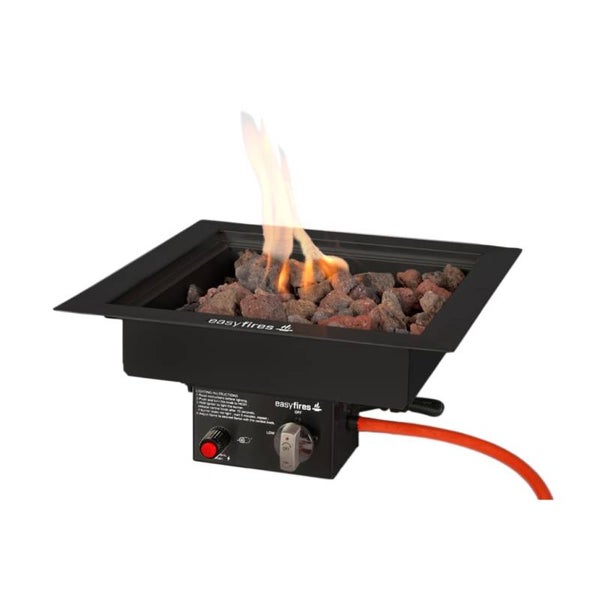 Inbouwbrander 30 cm x 30 cm zwart De inbouwbouwbrander vierkant 30 cm black is onze limited edition! 