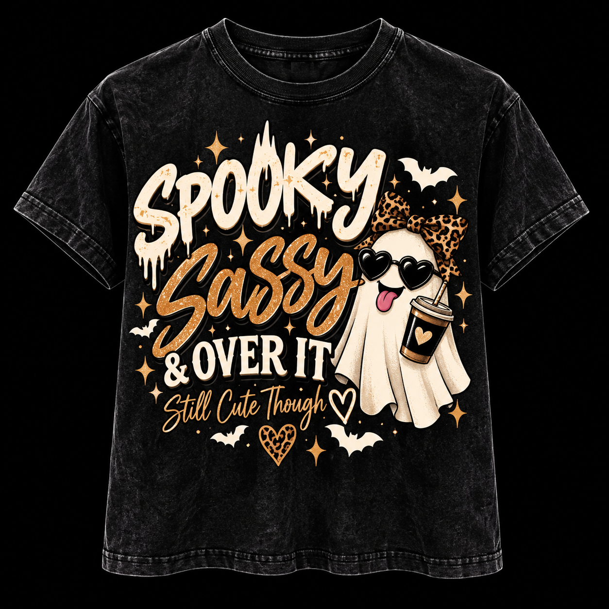 Spooky Sassy & Over it Tee