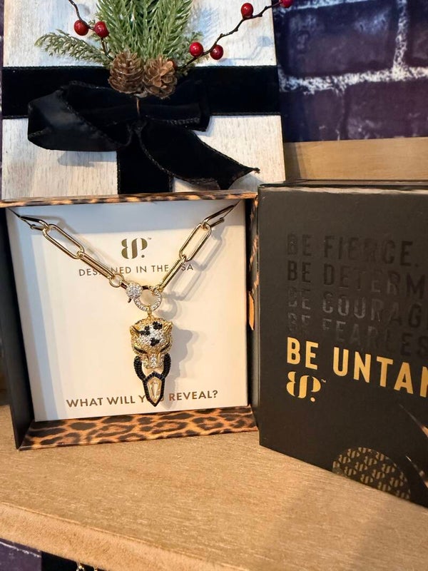 Untamed Gold Jaguar Necklace