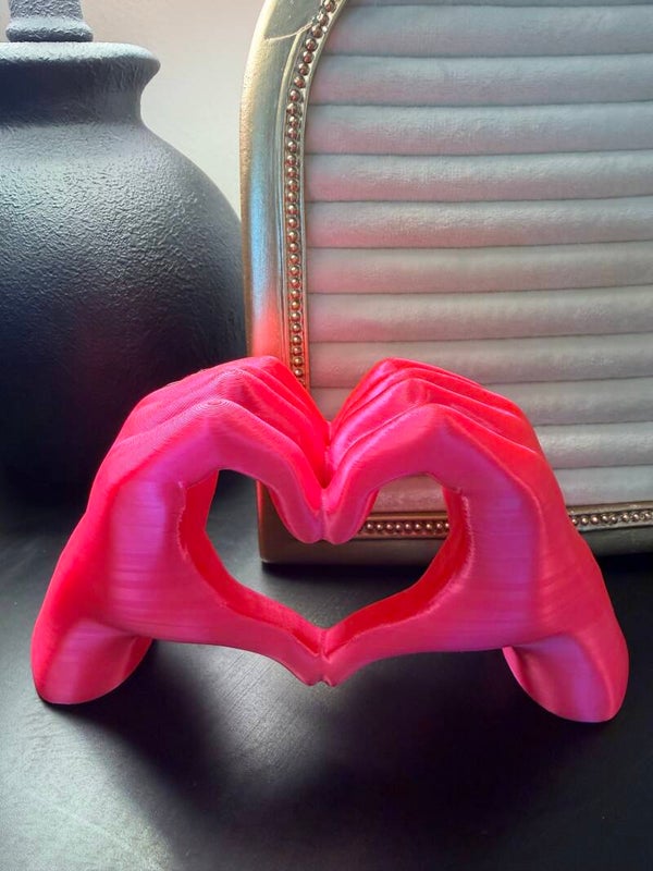 Hand Heart Statue