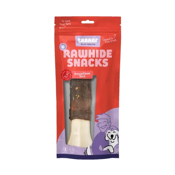BRAAAF RAWHIDE duck os pressé 20 cm