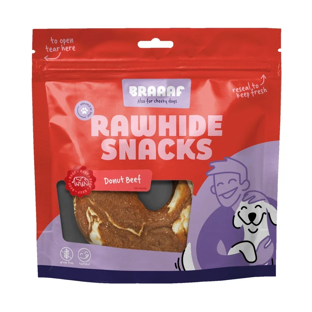 BRAAAF RAWHIDE Donut Boeuf & poisson