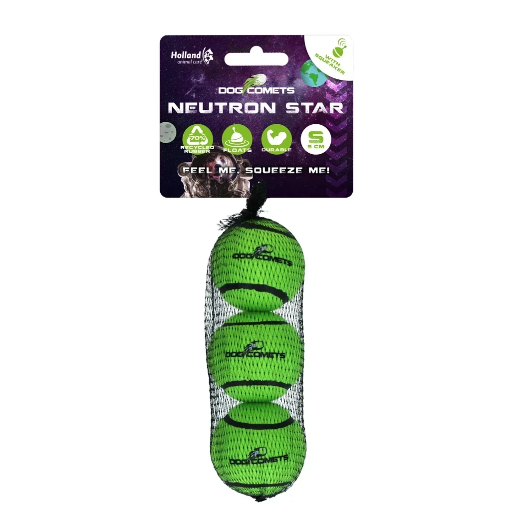 Pack de 3 balles DOG COMETS S
