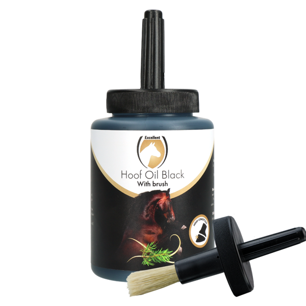 EXCELLENT HORSE Huile pour sabots 500ml NOIR