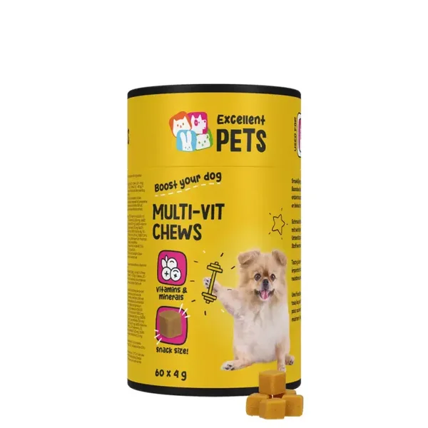Excellent Pets multi vit soft chew 60 ou 120 bouchées
