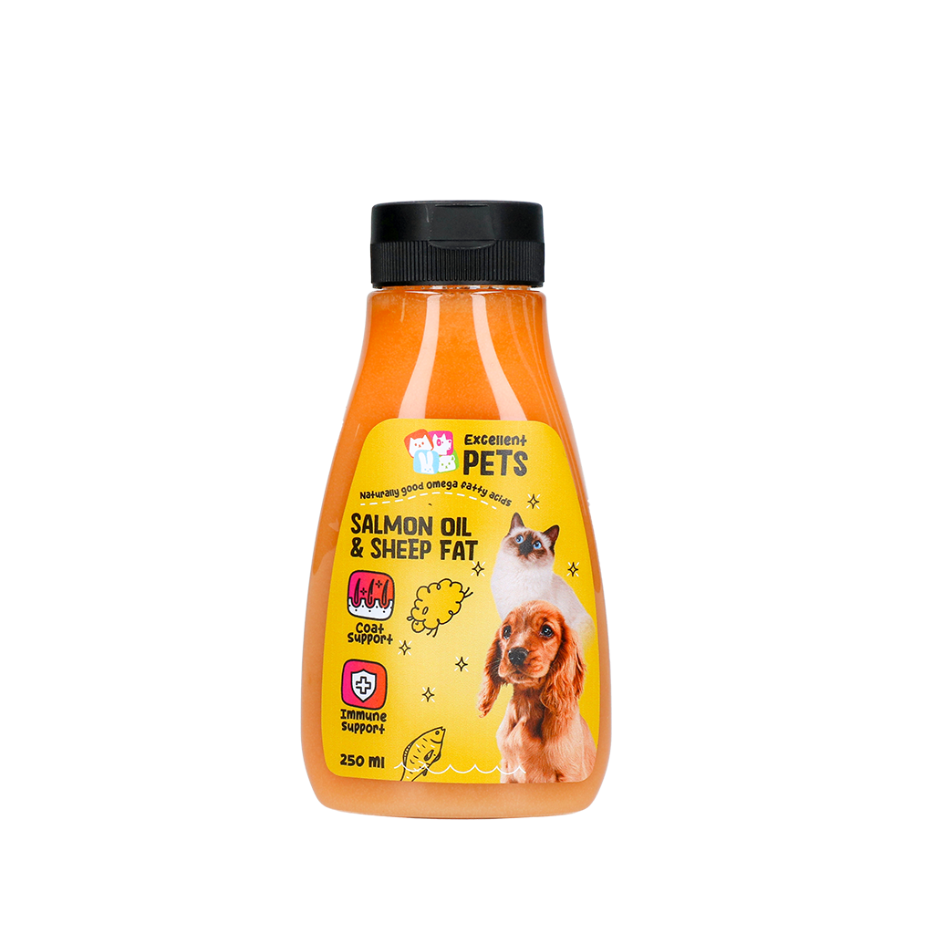 EXCELLENT PETS Huile de saumon et graisse de mouton 425ml