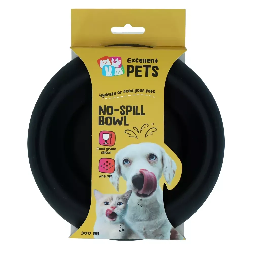 EXCELLENT PETS no spill bowl S 300ml anthracite