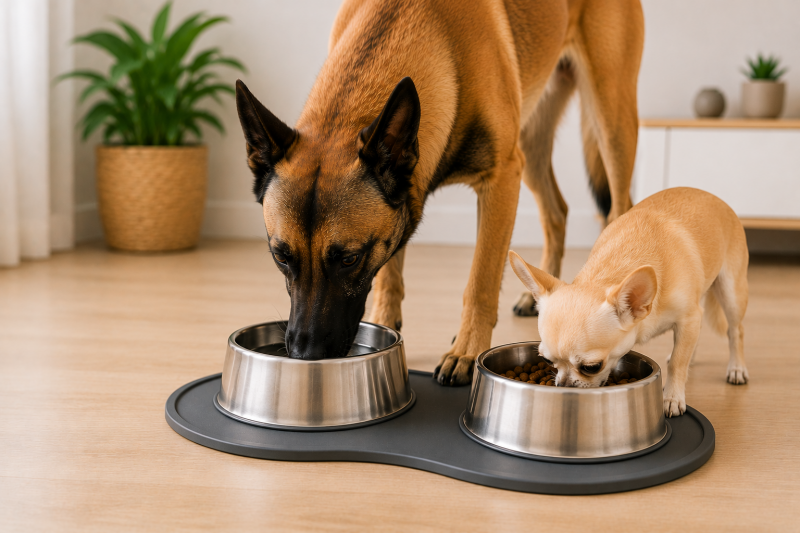 Gamelles chiens . Bol pour chiens . Distributeur pour chiens 