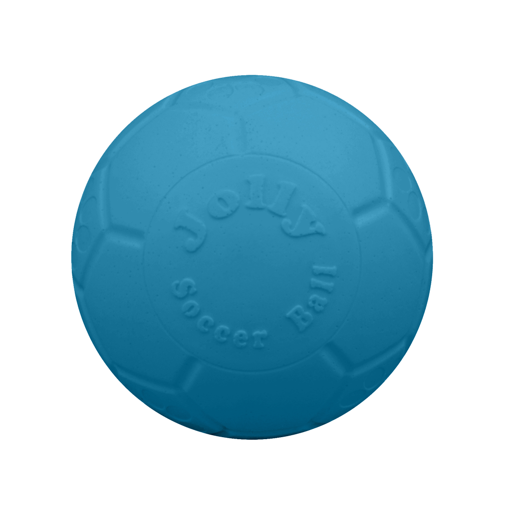 JOLLY SOCCER BALL S (10 CM) BLEU CLAIR