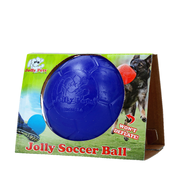 JOLLY SOCCER BALL M (15 CM) BLEU