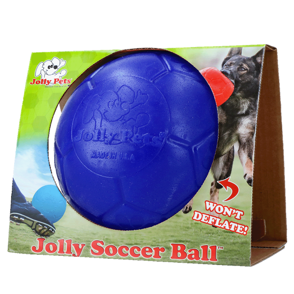 JOLLY SOCCER BALL L (20CM) BLEU