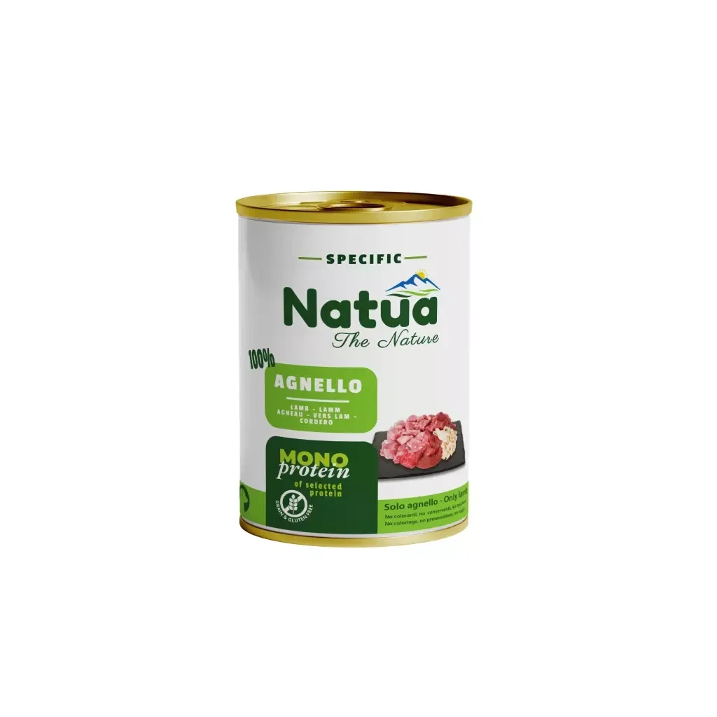 NATUA mono protéine agneau (6x400g)
