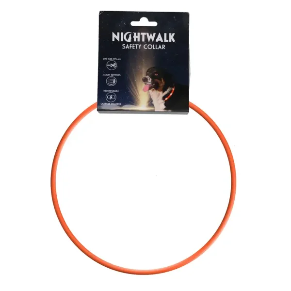 Collier lumineux orange NIGHTWALK