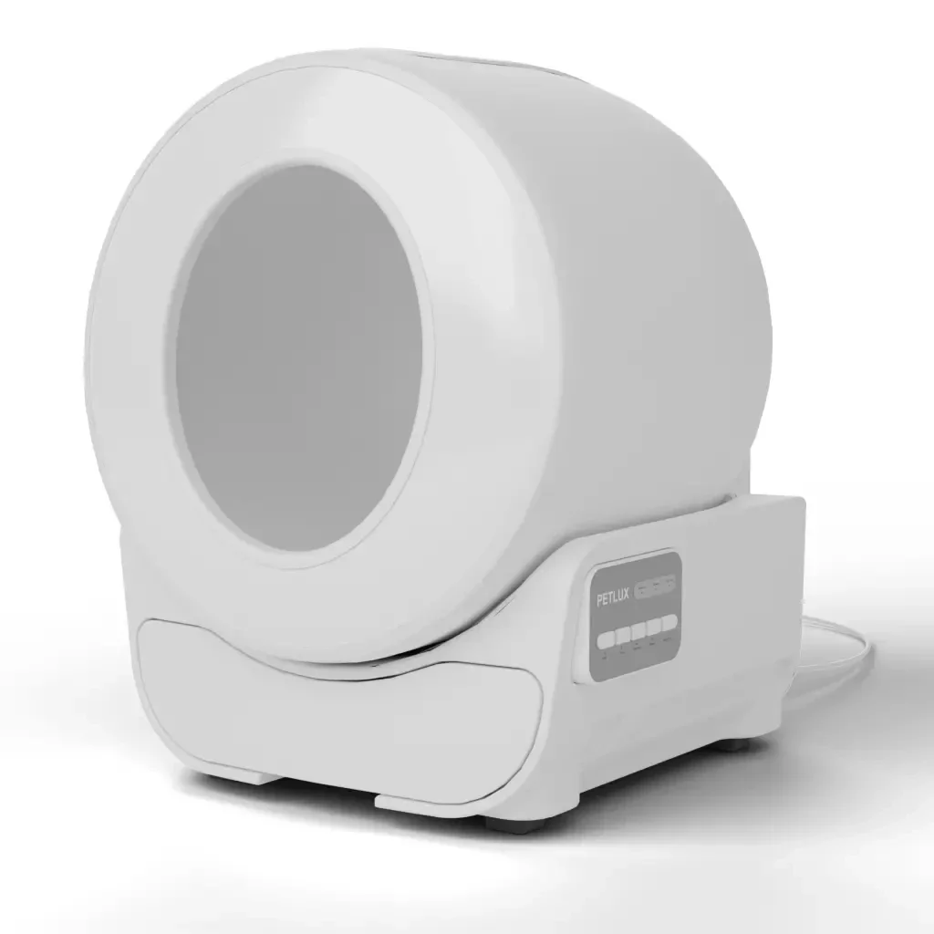 PETLUX V3 XXL Bac à litière automatique et autonettoyant BLANC
