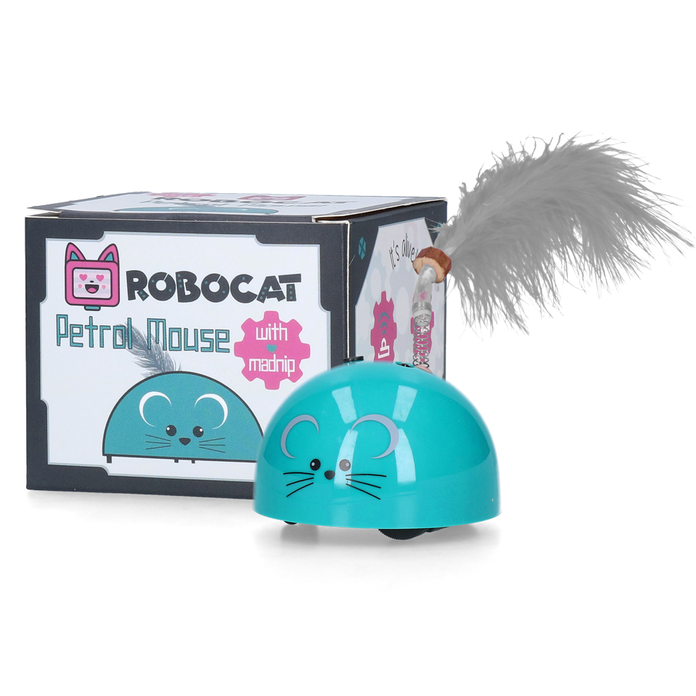 ROBOCAT souris interactive bleu petrol