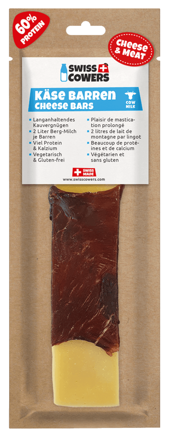 SWISSCOWERS Barre de fromage & Black Angus L
