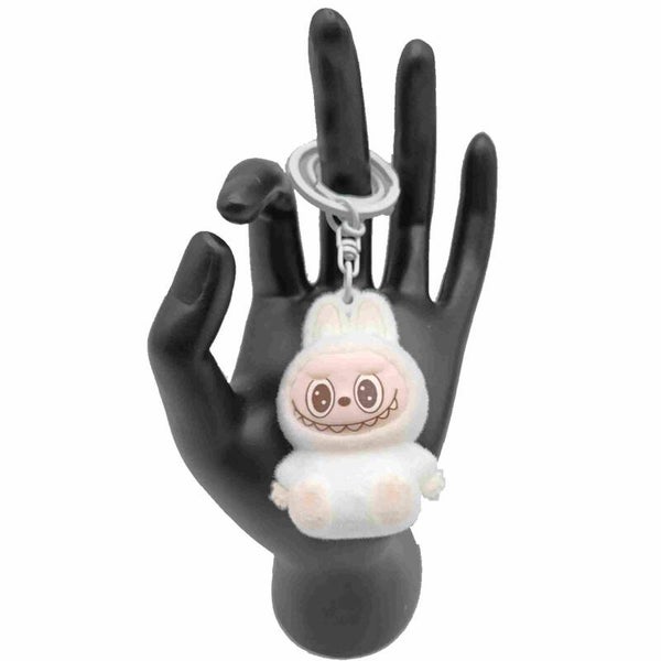 PORTE CLÉS 3D SÉRIE LABUBU 6 CM ET LABUBU 4 CM PONPON   Petit Budget CADEAUX IDÉAL anniversaire noël saint valentin Ornements 1 dans Sachet SCELLÉ