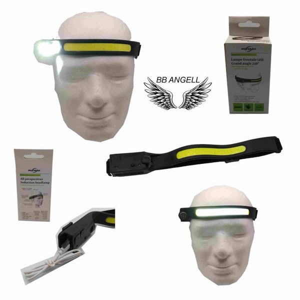 LAMPE FRONTAL RUBAN / FRONTALE AVEC ZOOM RECHARGEABLE PORT USB