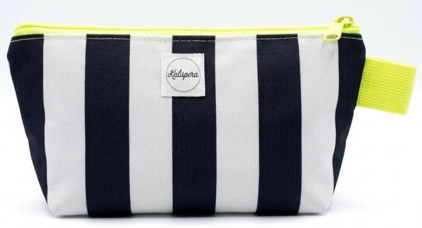 Neceser de rayas impermeable