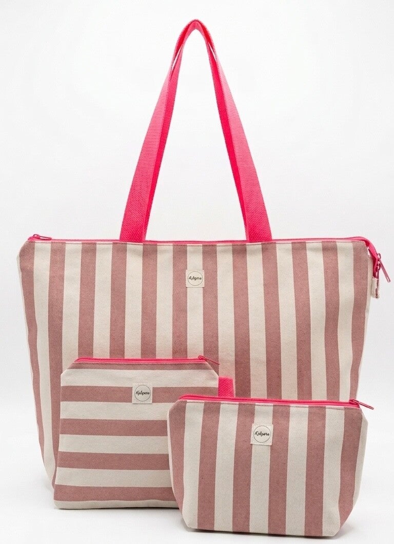 Conjunto bolsa KIARA y neceseres Rosewood