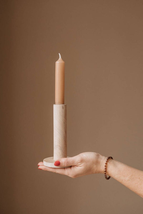 Kandelaar Caitlyn - mangohout