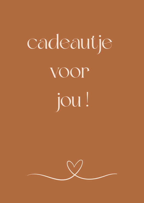 Kaart Cadeautje voor jou !