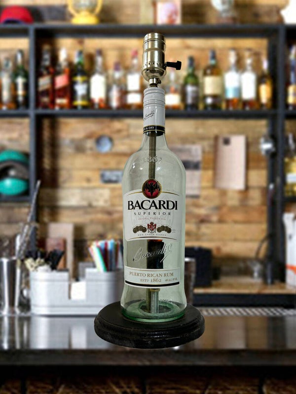 Bacardi Bottle Lamp