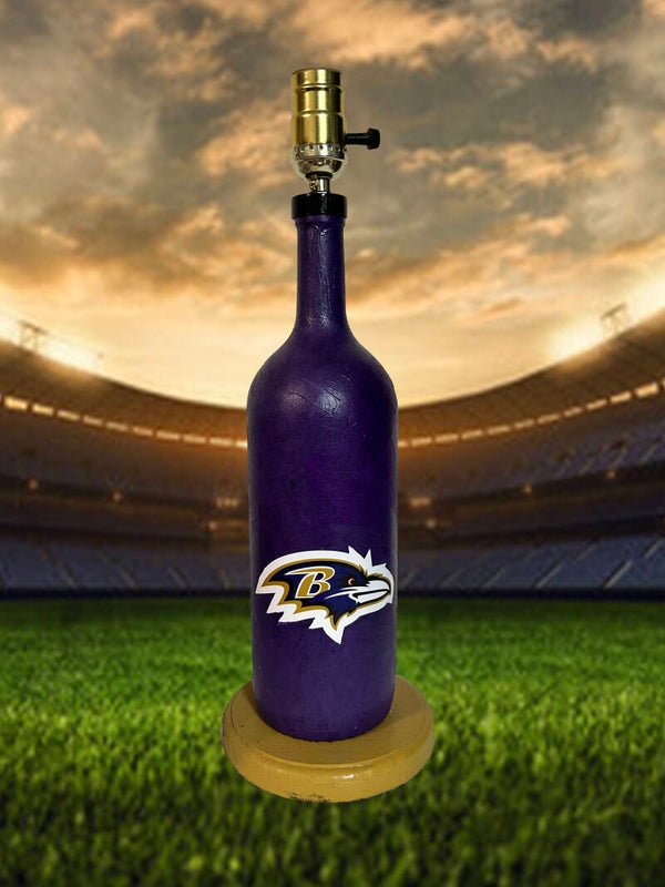Baltimore Ravens Bottle Lamp