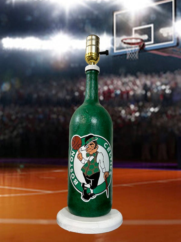 Boston Celtics Bottle Lamp