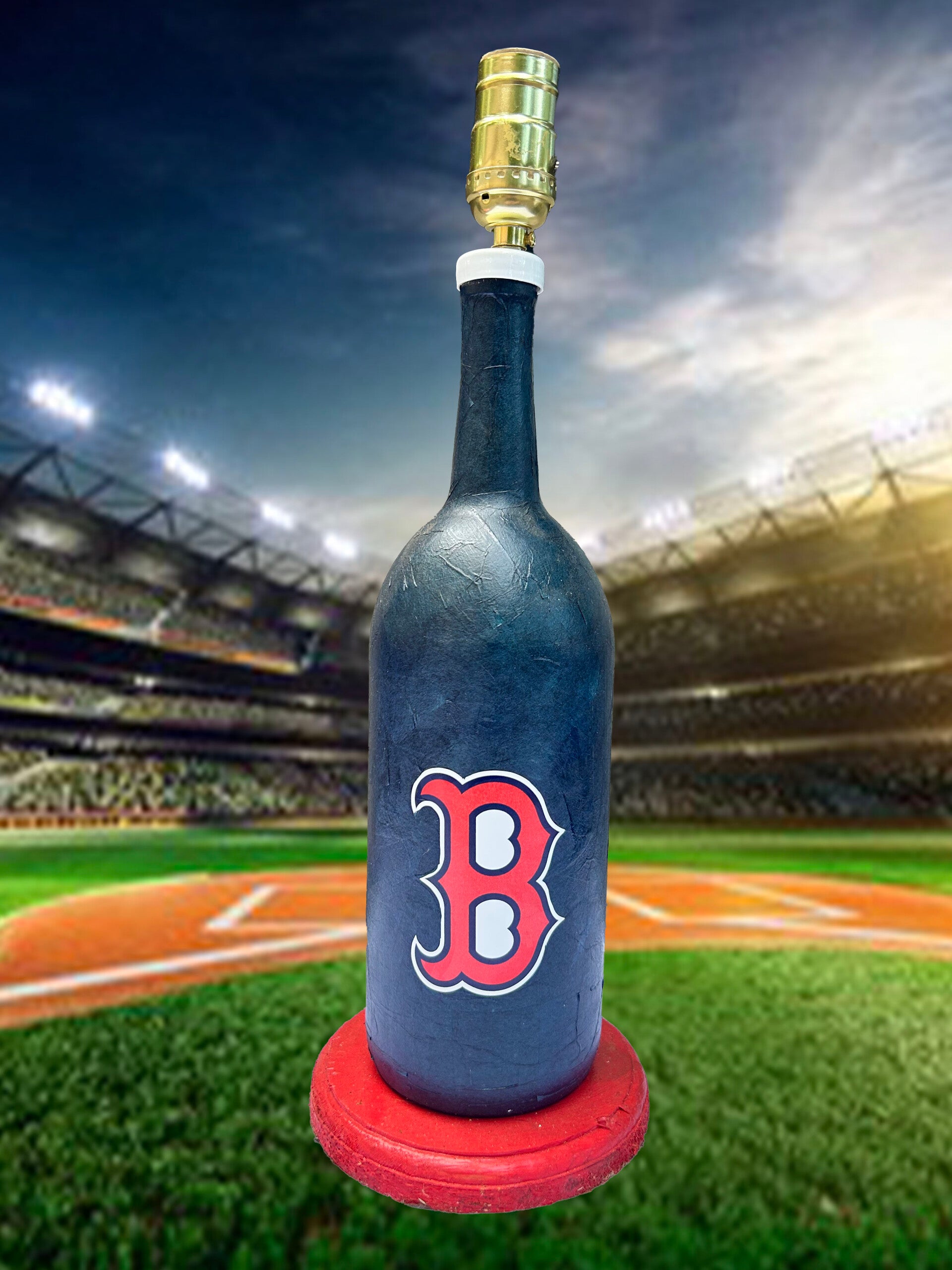 Boston Red Sox Bottle Lamp