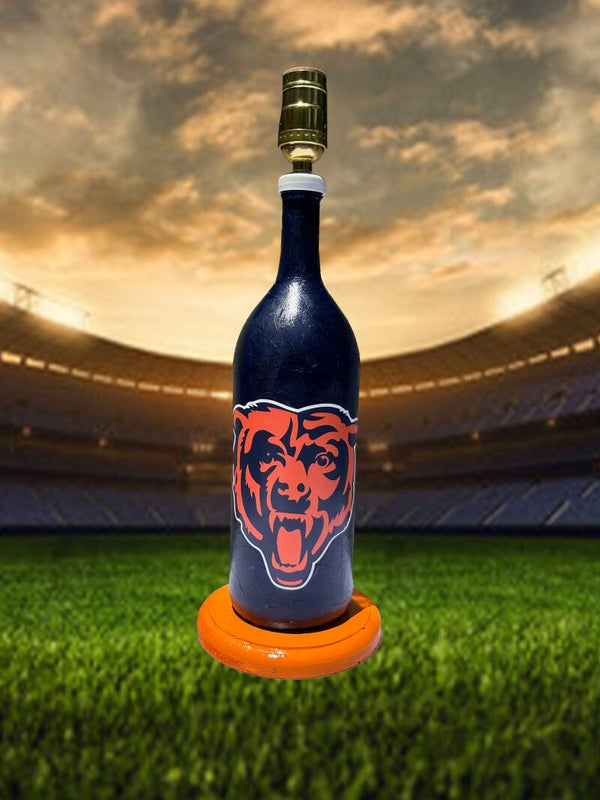 Chicago Bears Bottle Lamp