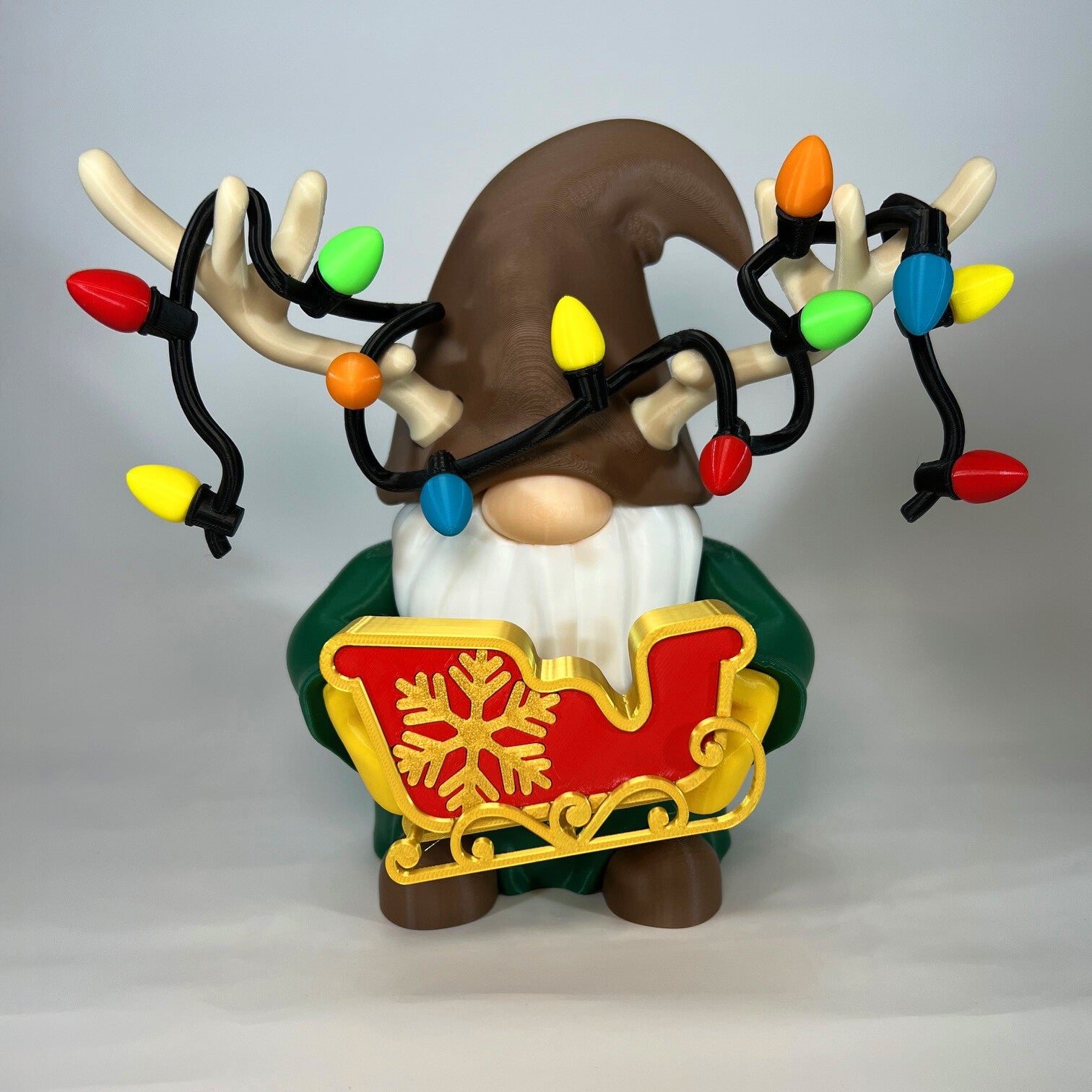 Holiday Gnome Christmas Sleigh Outfit