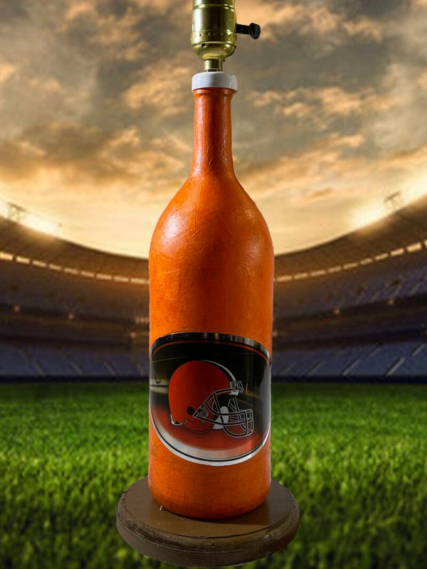 Cleveland Browns Bottle Lamp