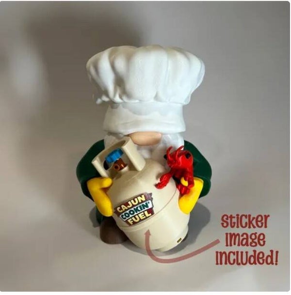 Holiday Gnome Cajun Cookin' Gnome Outfit