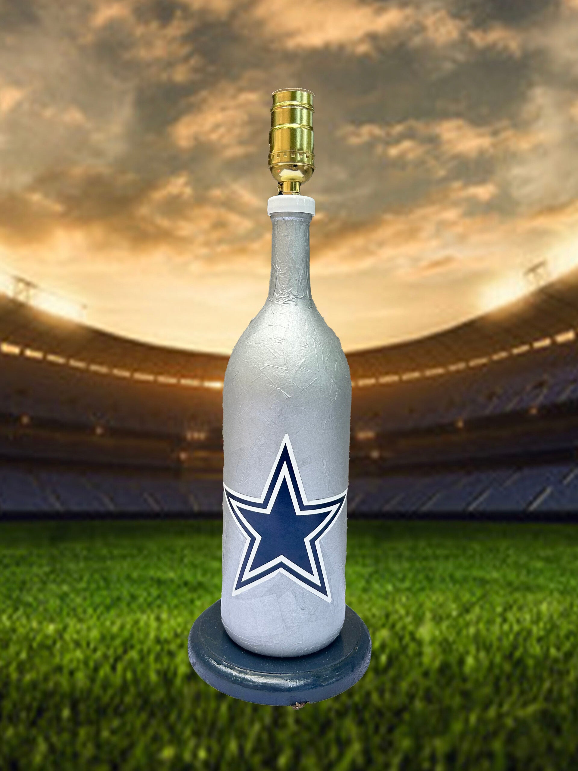 Dallas Cowboys Bottle Lamp