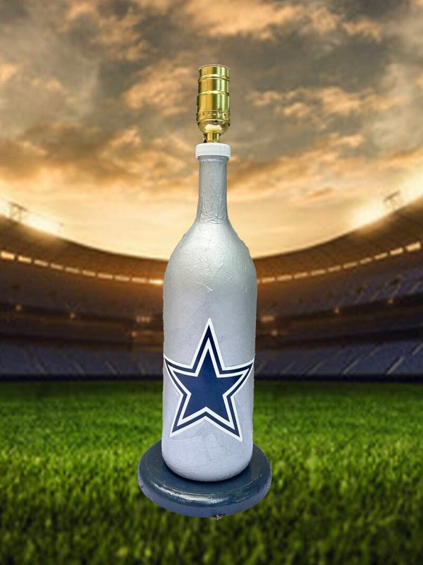 Dallas Cowboys Bottle Lamp
