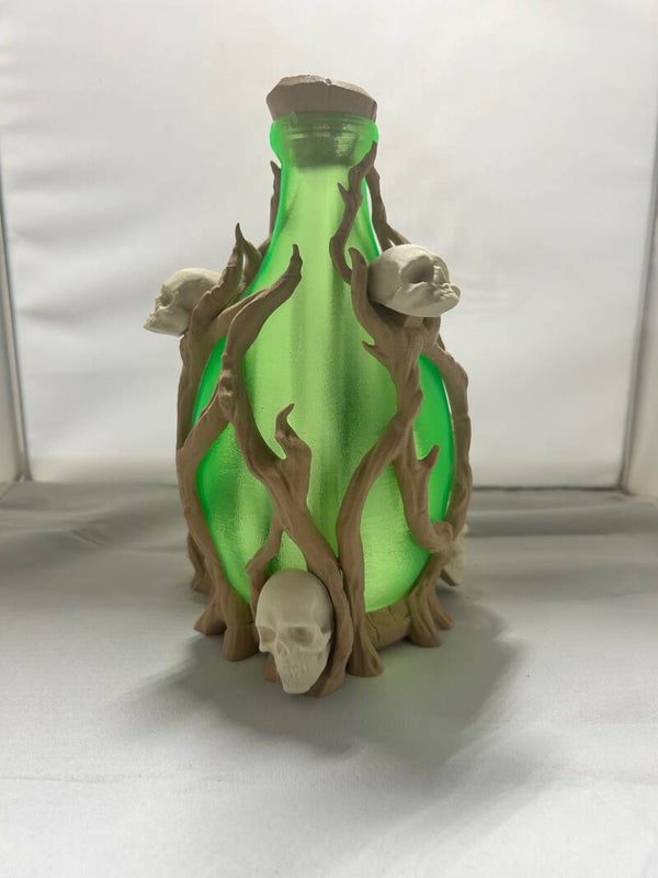 Deadly Sip Bottle 3D Printed Lamp
