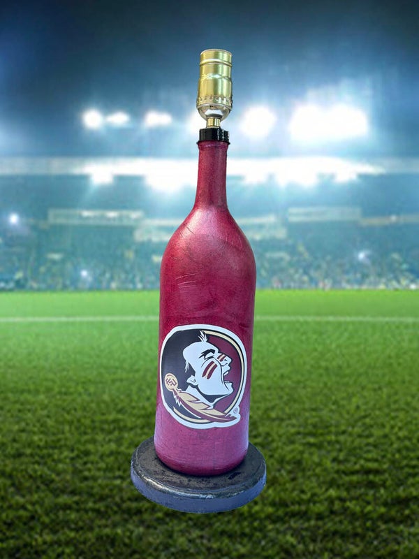 Florida State Seminoles Bottle Lamp