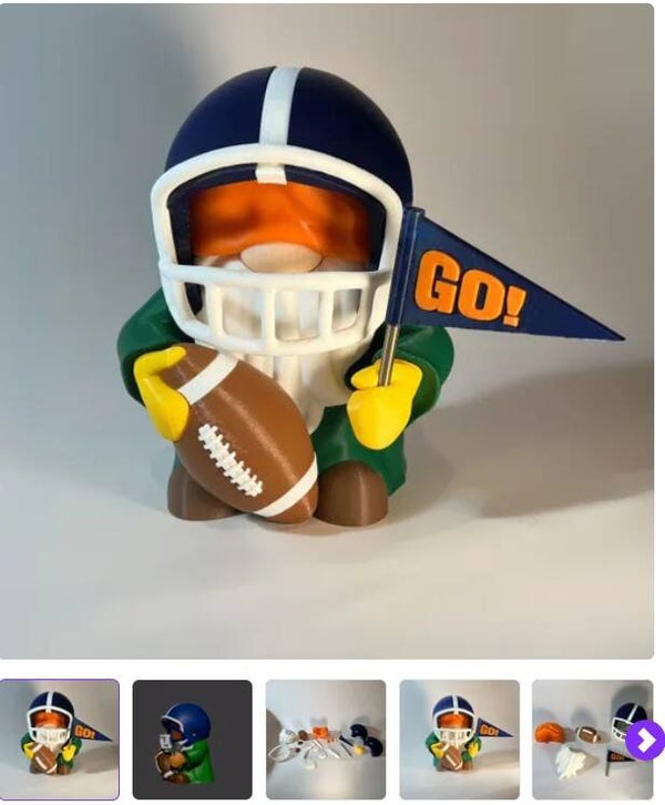 Holiday Gnome Football Outfit