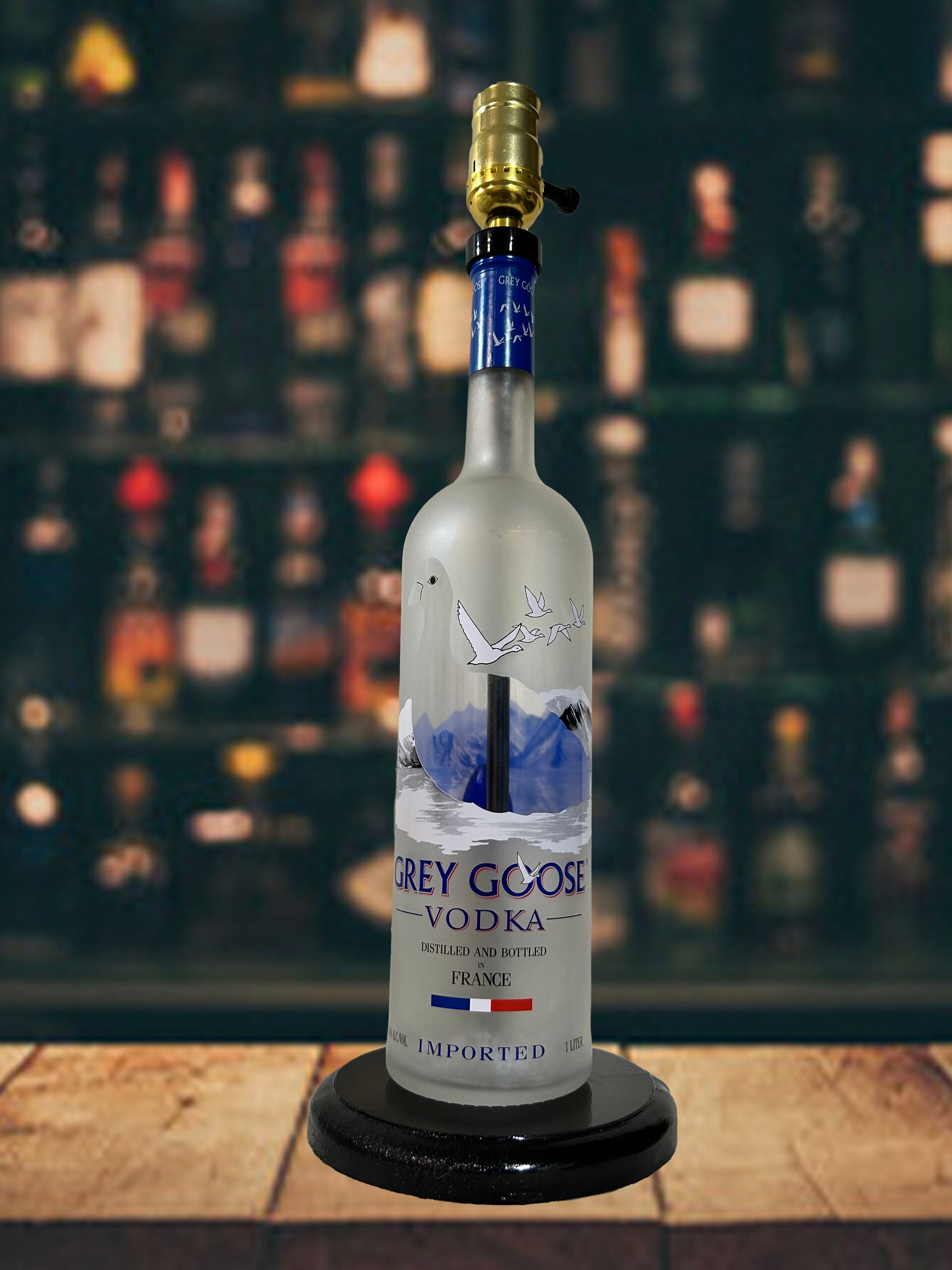 Grey Goose Bottle Lamp