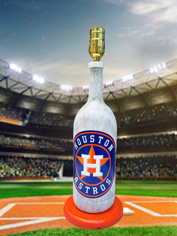 Houston Astros Bottle Lamp