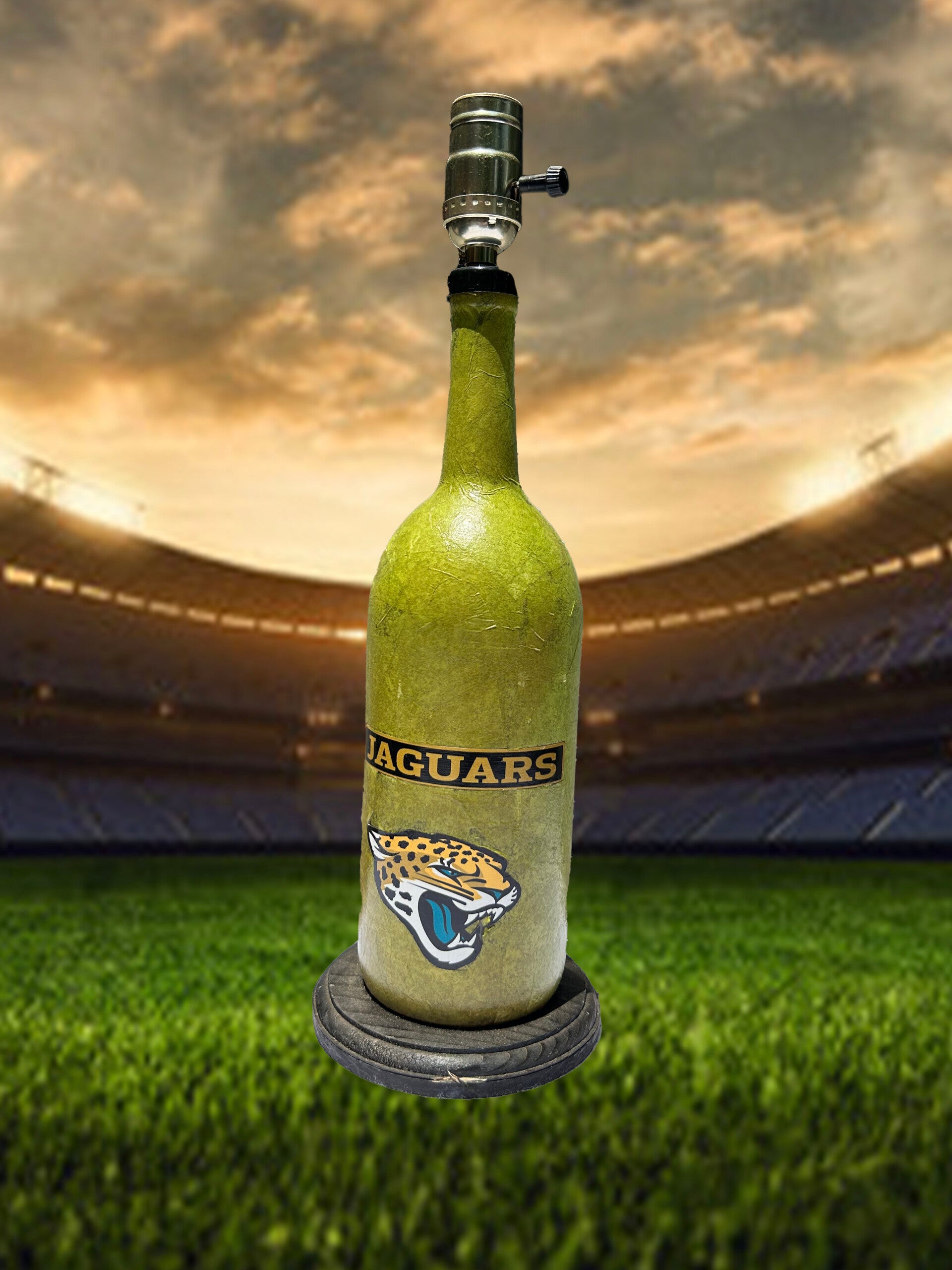 Jacksonville Jaguars Bottle Lamp