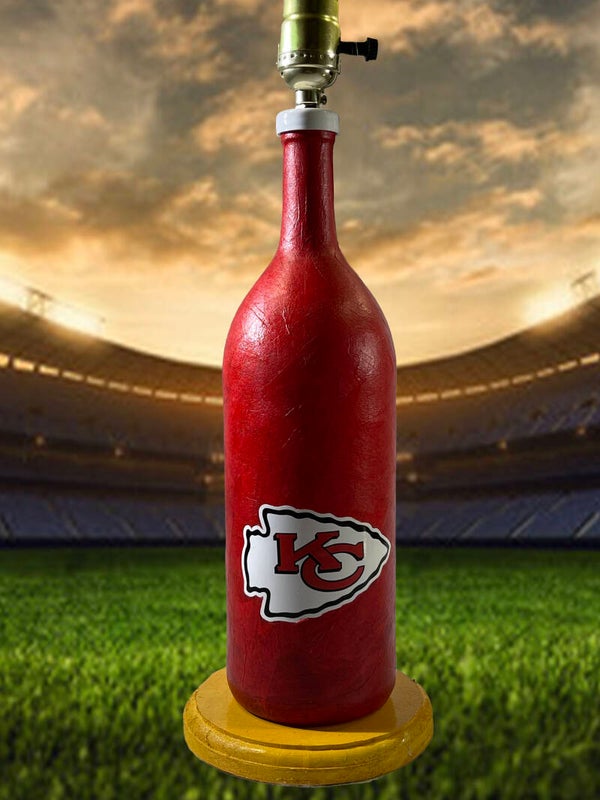 Kansas City Chiefs Bottle Lamp