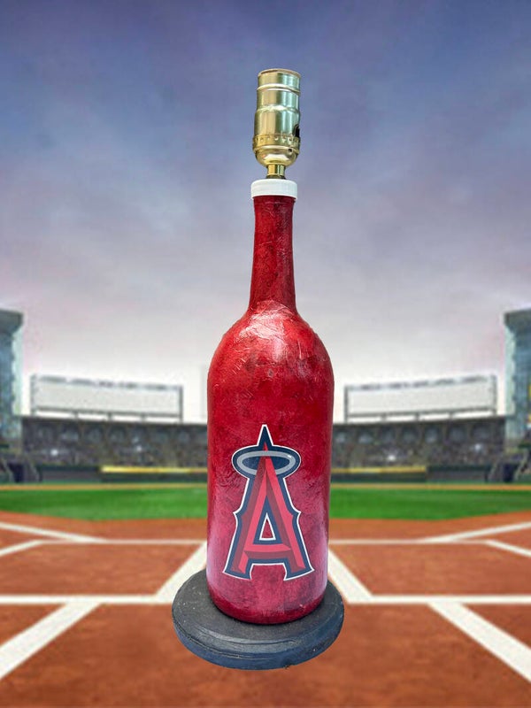 Los Angeles Angels Bottle Lamp