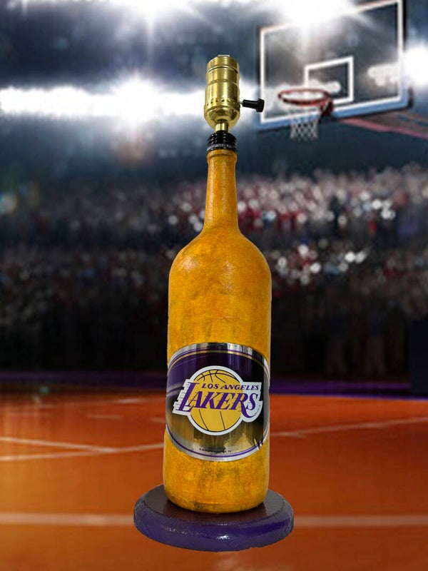 Los Angeles Lakers Bottle Lamp